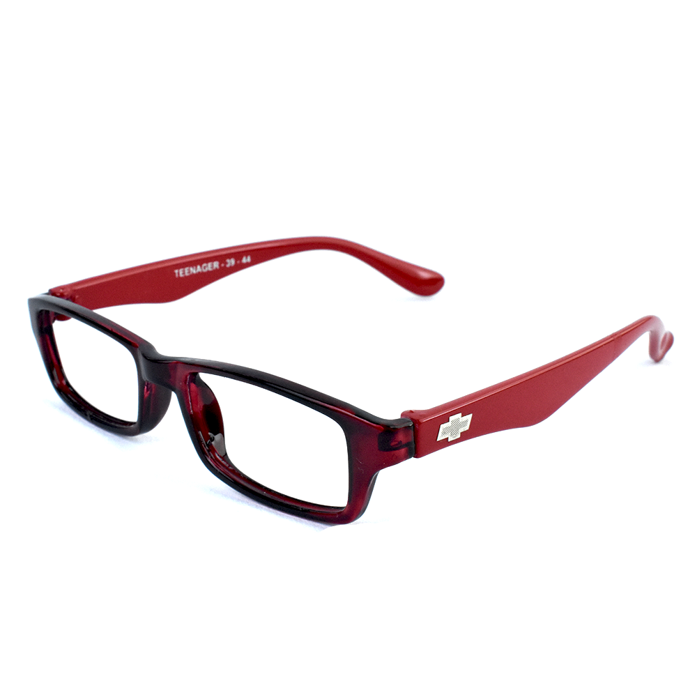 Red Full Rim Rectangle 9281 Eyeglass - ClearDekho - Eyeglasses ...
