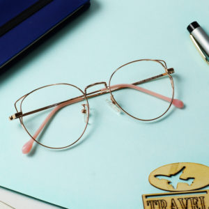 Cleardekho Pink Full Rim Oval – Eyeglass