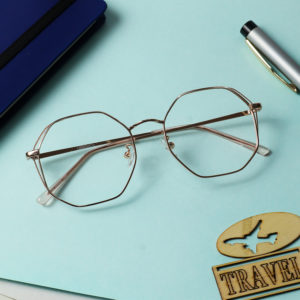 Cleardekho Brown Grey Full Rim Wayfarer – Eyeglass